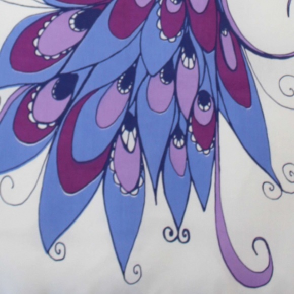 ORGANIC COTTON PEACOCK CRIB DUVET COVER - Picture 4 of 4